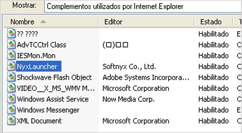internet explorer NyxLauncher image